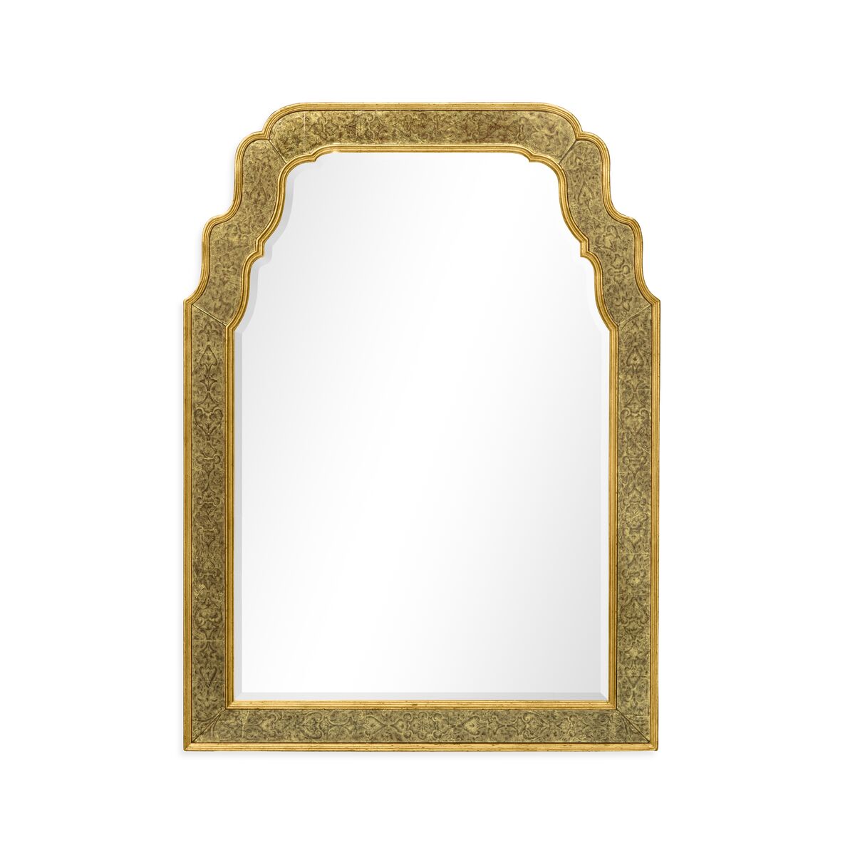 William & Mary Eglomise Gilded Mirror ( 492092-GEG-GPM )