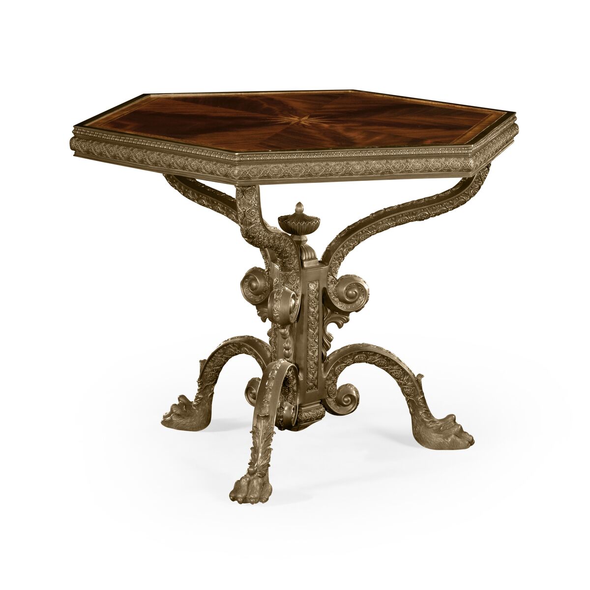 Baroque Brass Centre Table ( 492534-MAH )