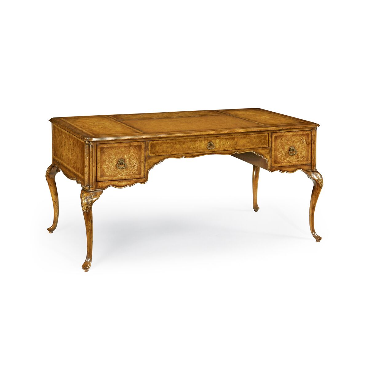 Seaweed marquetry desk ( 493098-BWM )