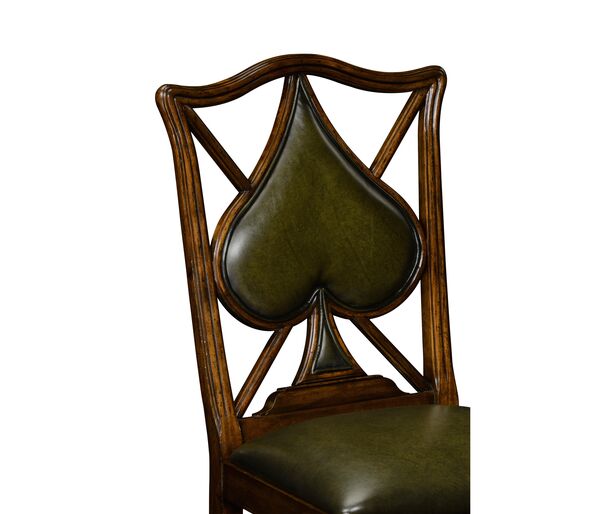 Playing Card "Spade" Side Chair