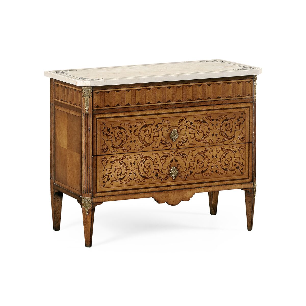 Italian Commode w/Cream Scagliola Top ( 494167-SAM-SG01 )