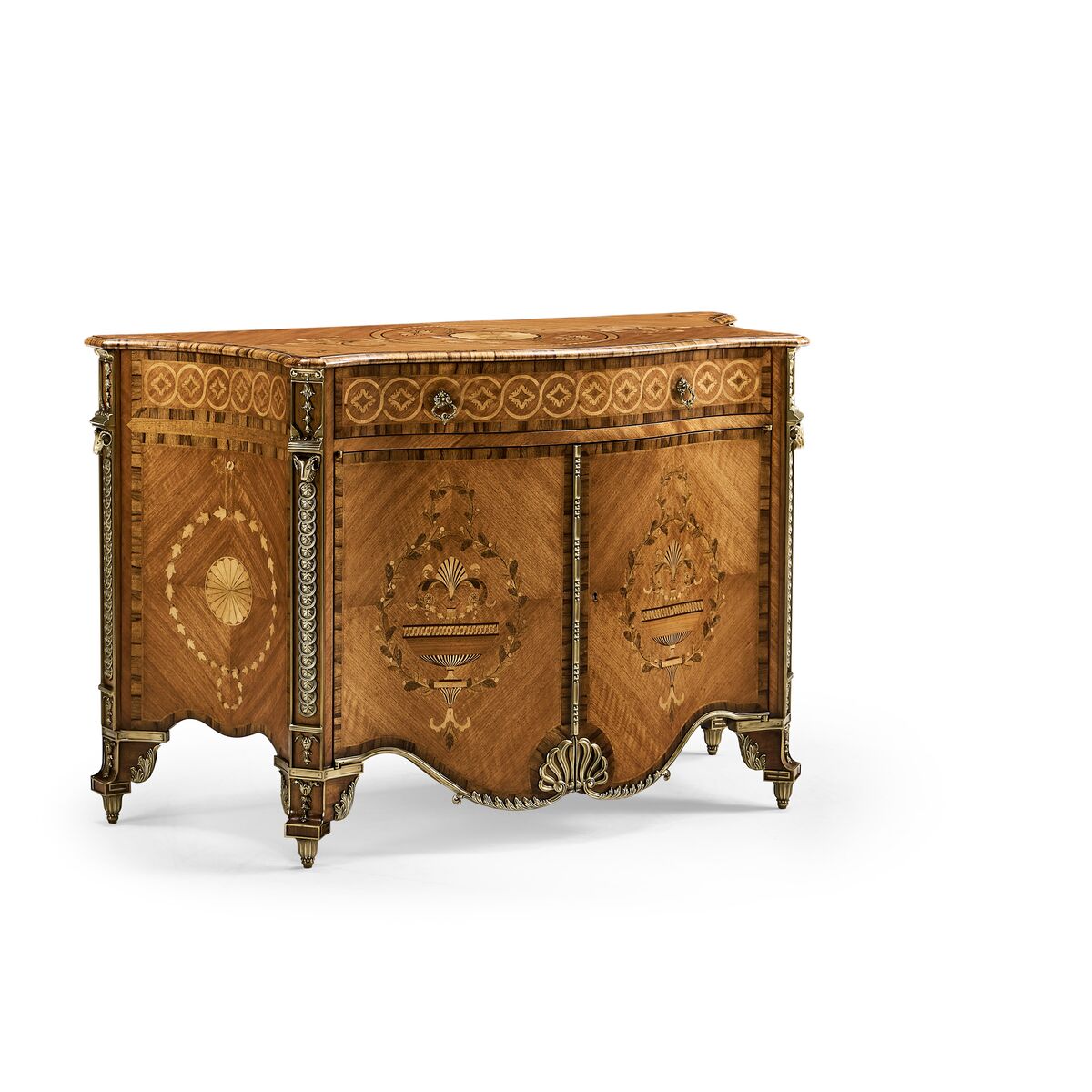 Chippendale Style Cabinet Chest-Drawers ( 495759-SAM )