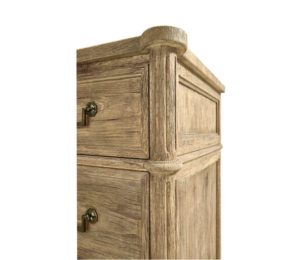 Kalpa Louis XVI Drawer Chest - Stripped Chestnut