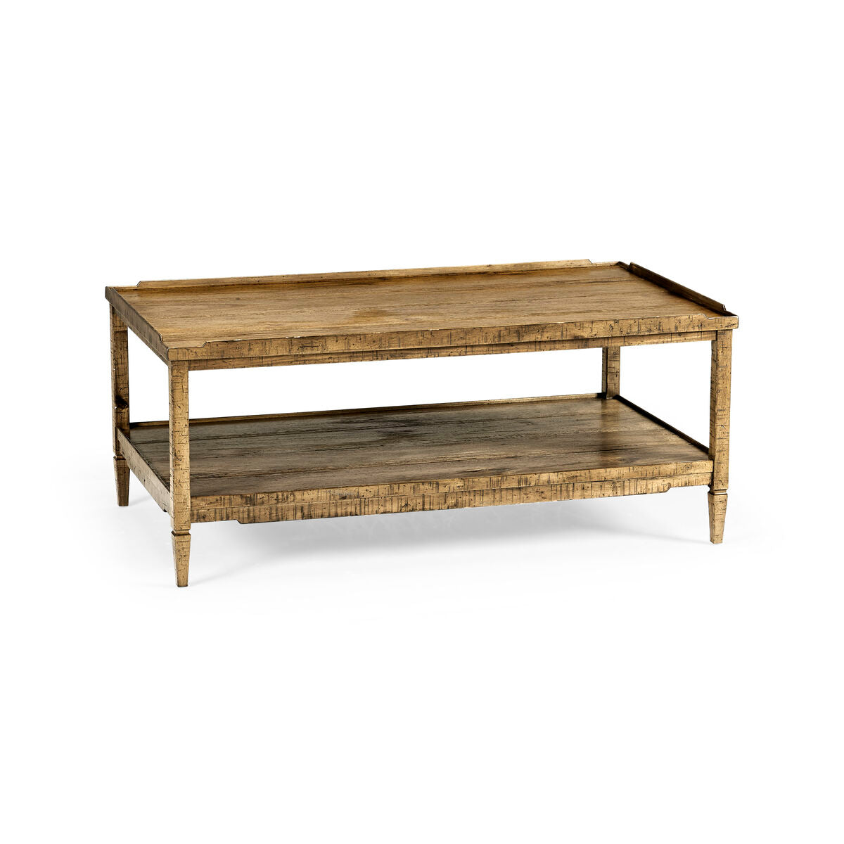 Casual Distressed Coffee Table ( 491021-DTM )