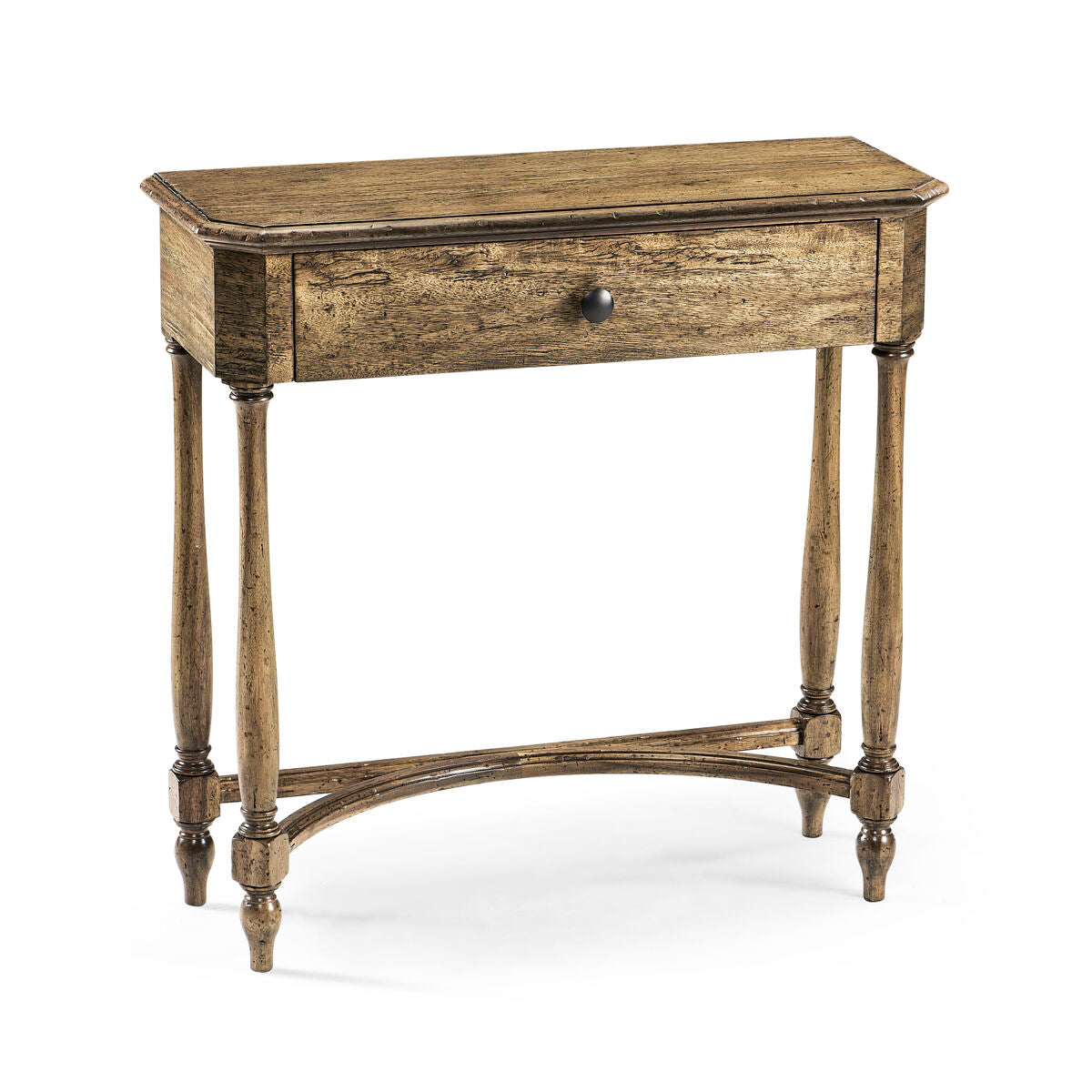 Medium Driftwood Console Table w/Drawer ( 491017-DTM )