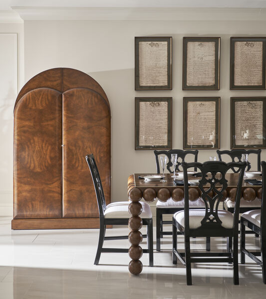 Spark Chippendale Black Side Chair
