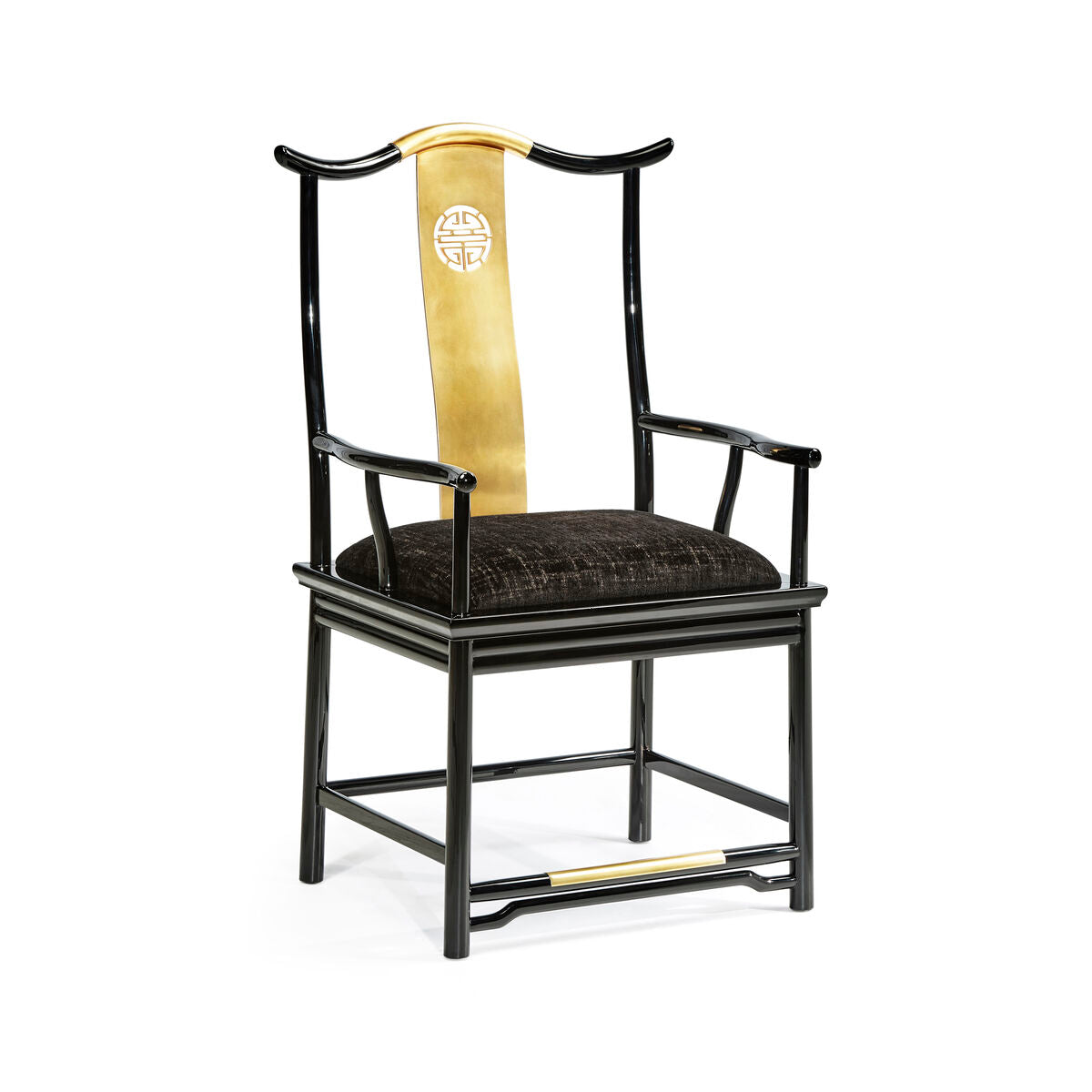 Fusion Arm Chair,Uph Capriccio Ebony ( 500250-AC1-LBG-F048 )