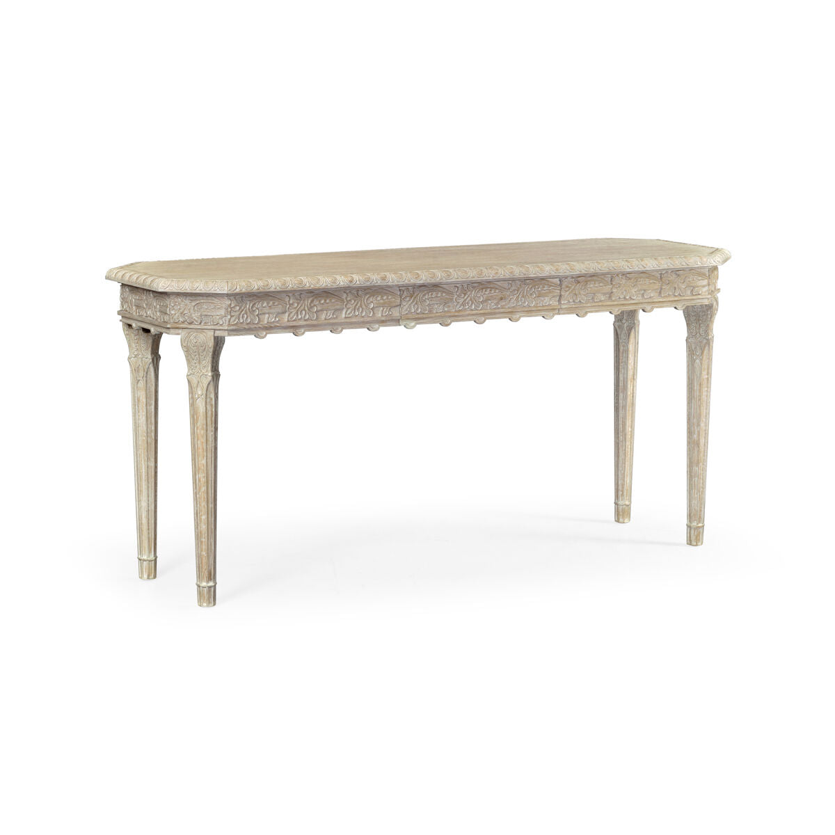 Bellefontaine White Oak Console Table ( 530210-VWO )