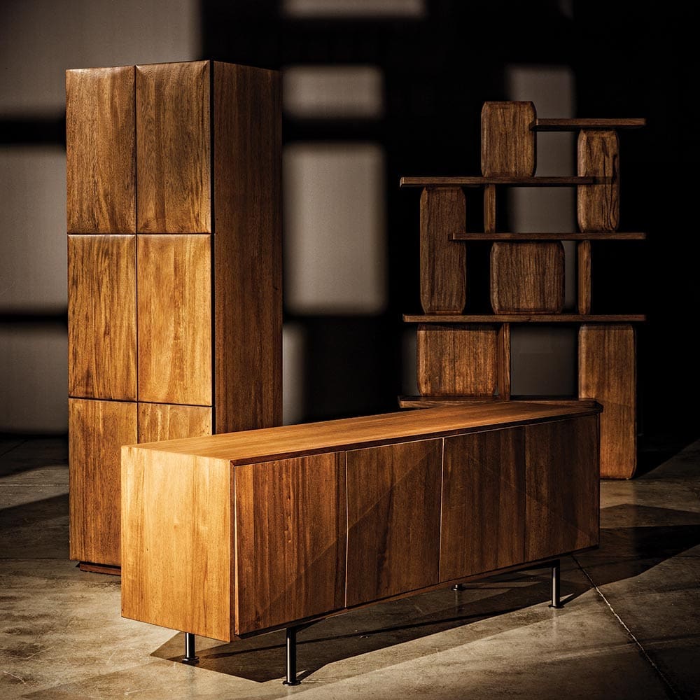 Lionell Sideboard in Dark Walnut — Noir Furniture