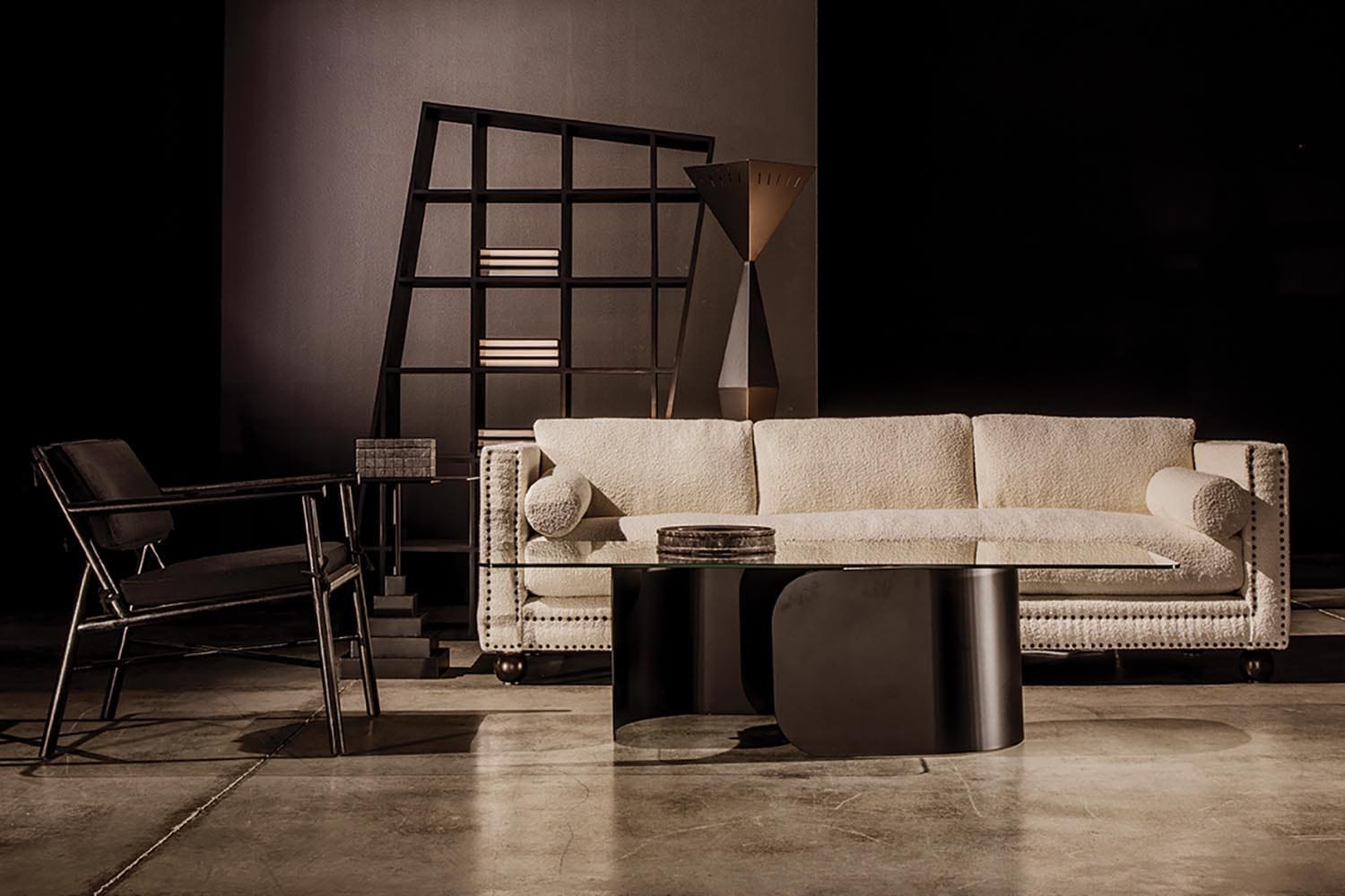 Guy, Set of 2 in Black Marble — Noir Furniture