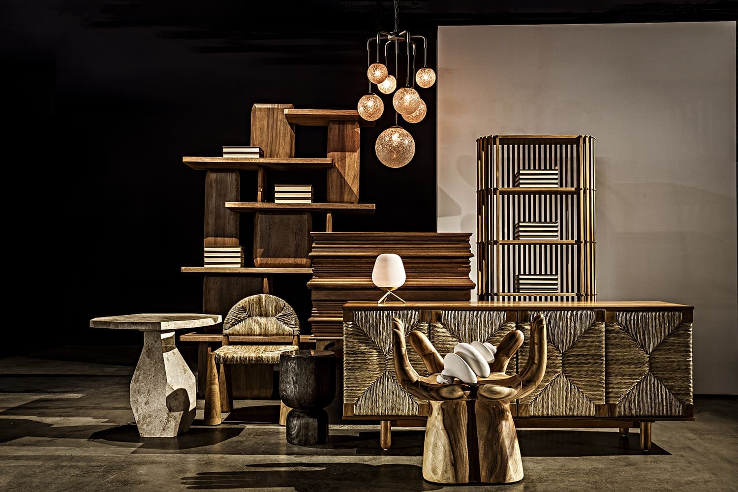 Spiral in White Fiber Cement — Noir Furniture