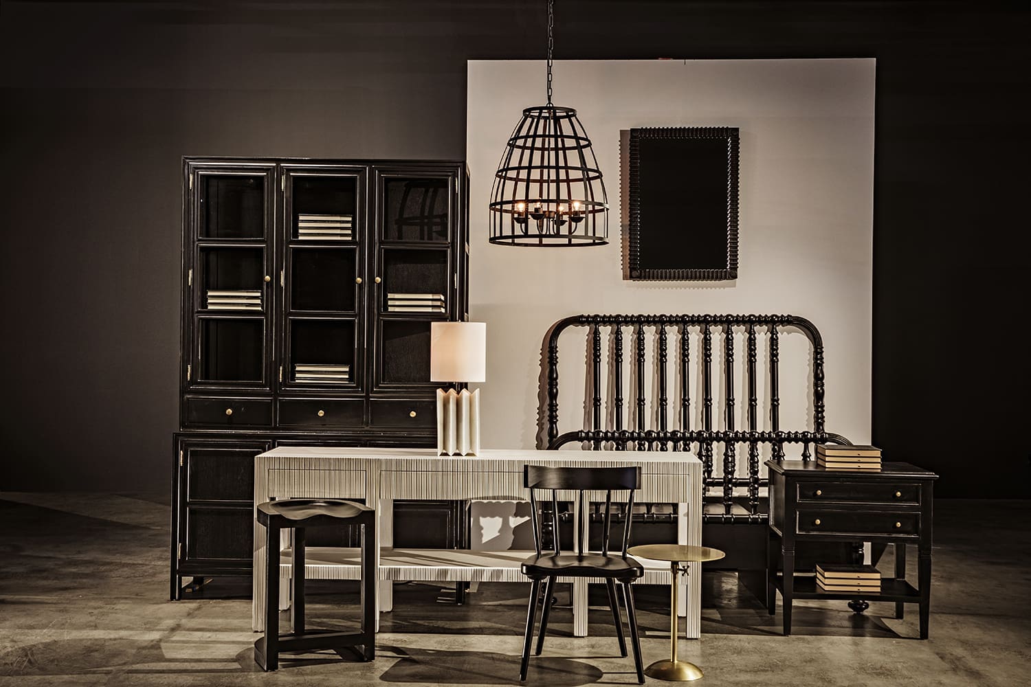 Esme Chair, Hand Rubbed Black in Hand Rubbed Black — Noir Furniture