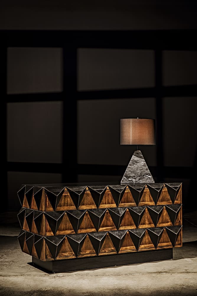 Nigel Chest in Hand Rubbed Black — Noir Furniture