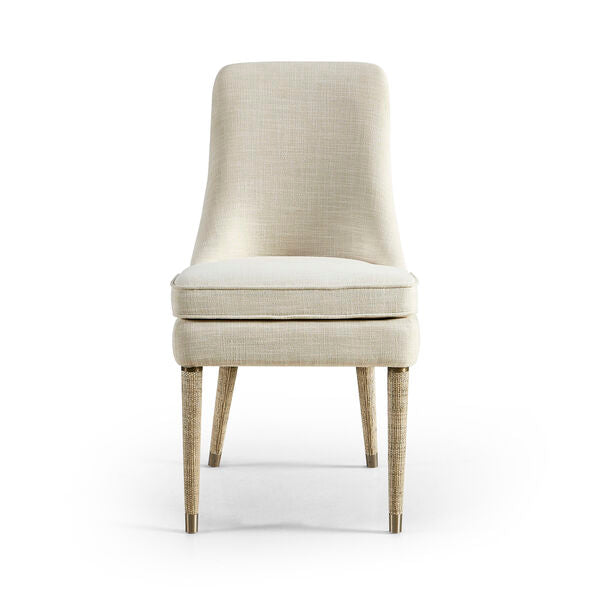 Shoal Linen & Grasscloth Side Chair