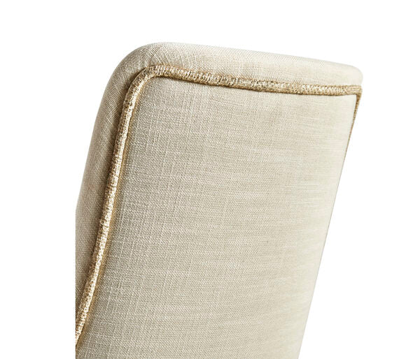 Shoal Linen & Grasscloth Side Chair