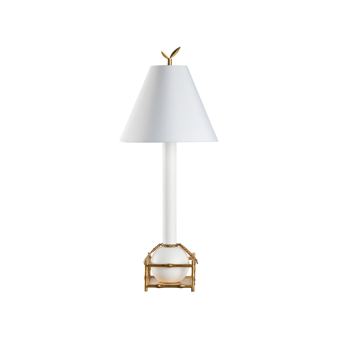 Tai Fu Table Lamp - White in 39 / Ceramic/Porcelain - Chelsea House