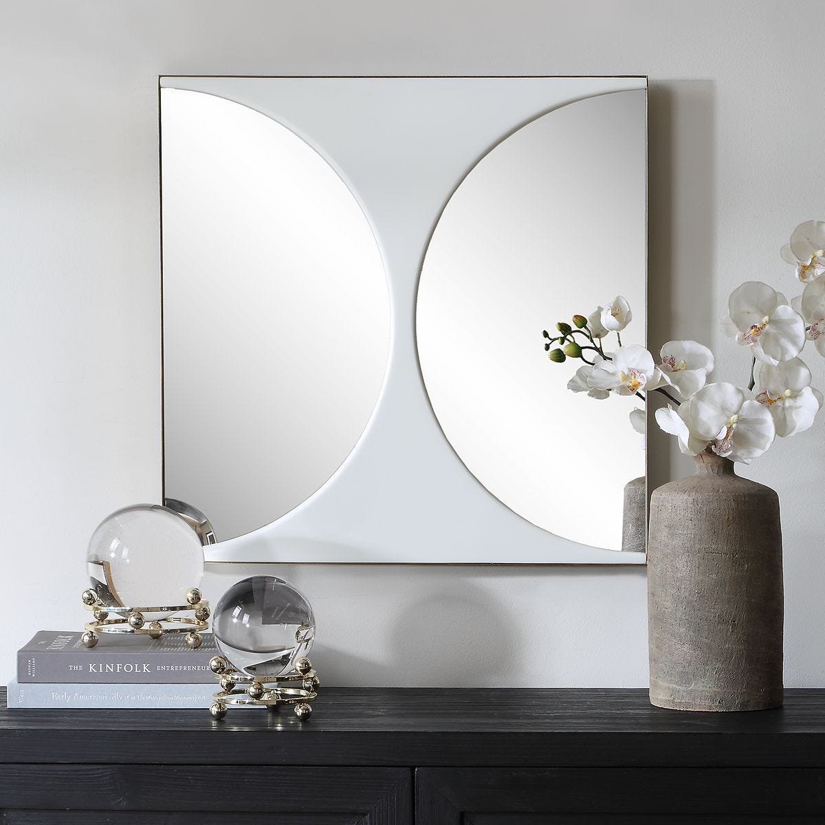 New Moon Mirrored Wall Decor – Wall Decor by Uttermost | Sutter & Vale