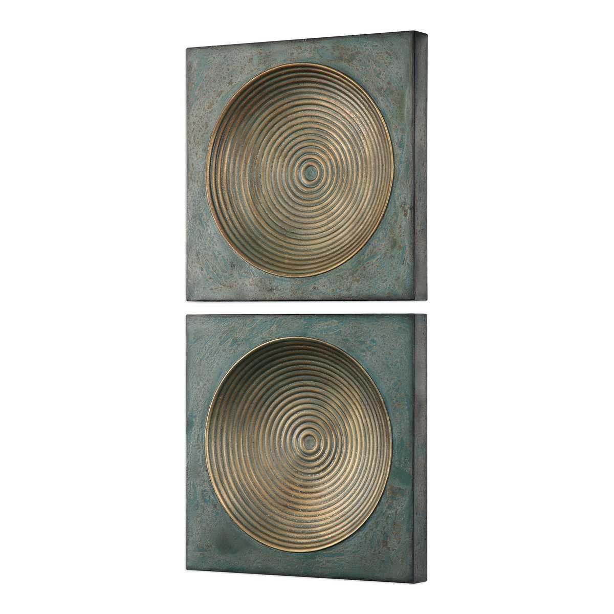 Sybil Metal Wall Decor, S/2 – Wall Decor by Uttermost | Sutter & Vale