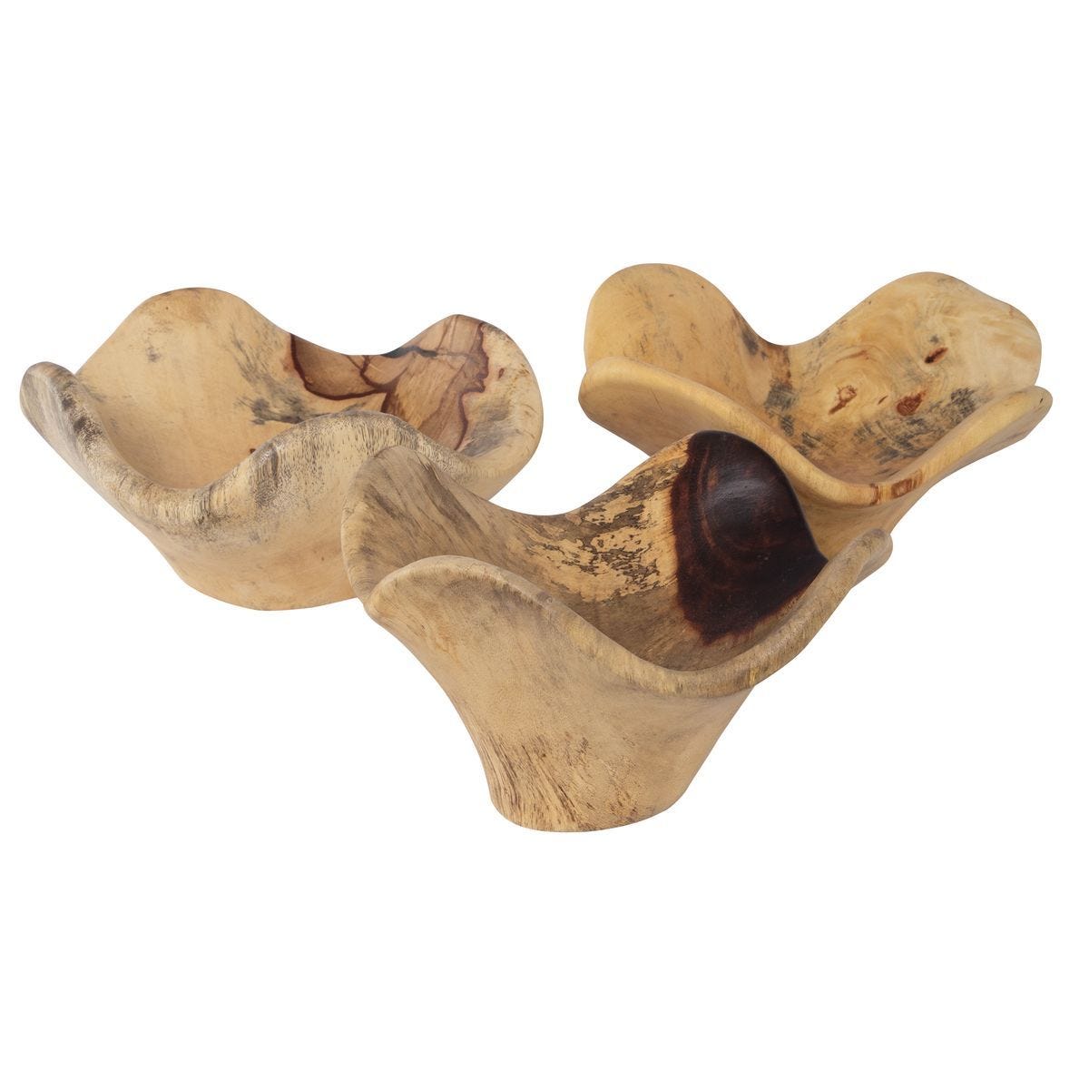 Tamarine Wood Wall Decor, S/3 – Wall Decor by Uttermost | Sutter & Vale