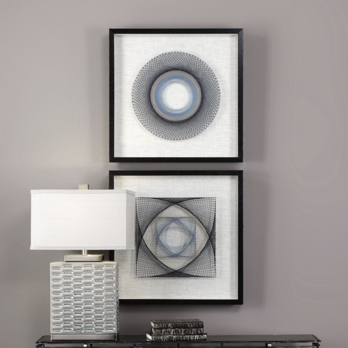 String Duet Shadow Boxes, S/2 – Wall Decor by Uttermost | Sutter & Vale