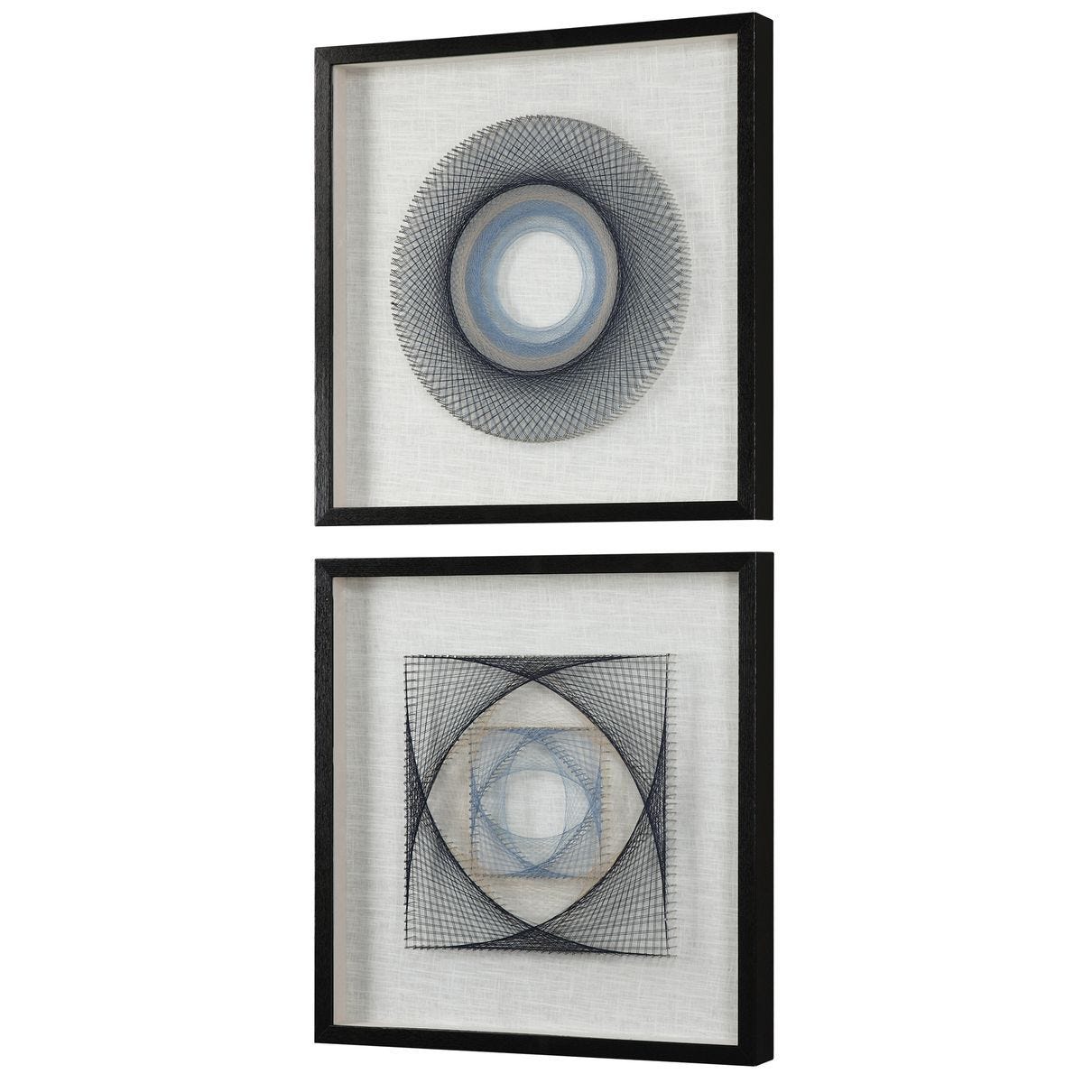 String Duet Shadow Boxes, S/2 – Wall Decor by Uttermost | Sutter & Vale