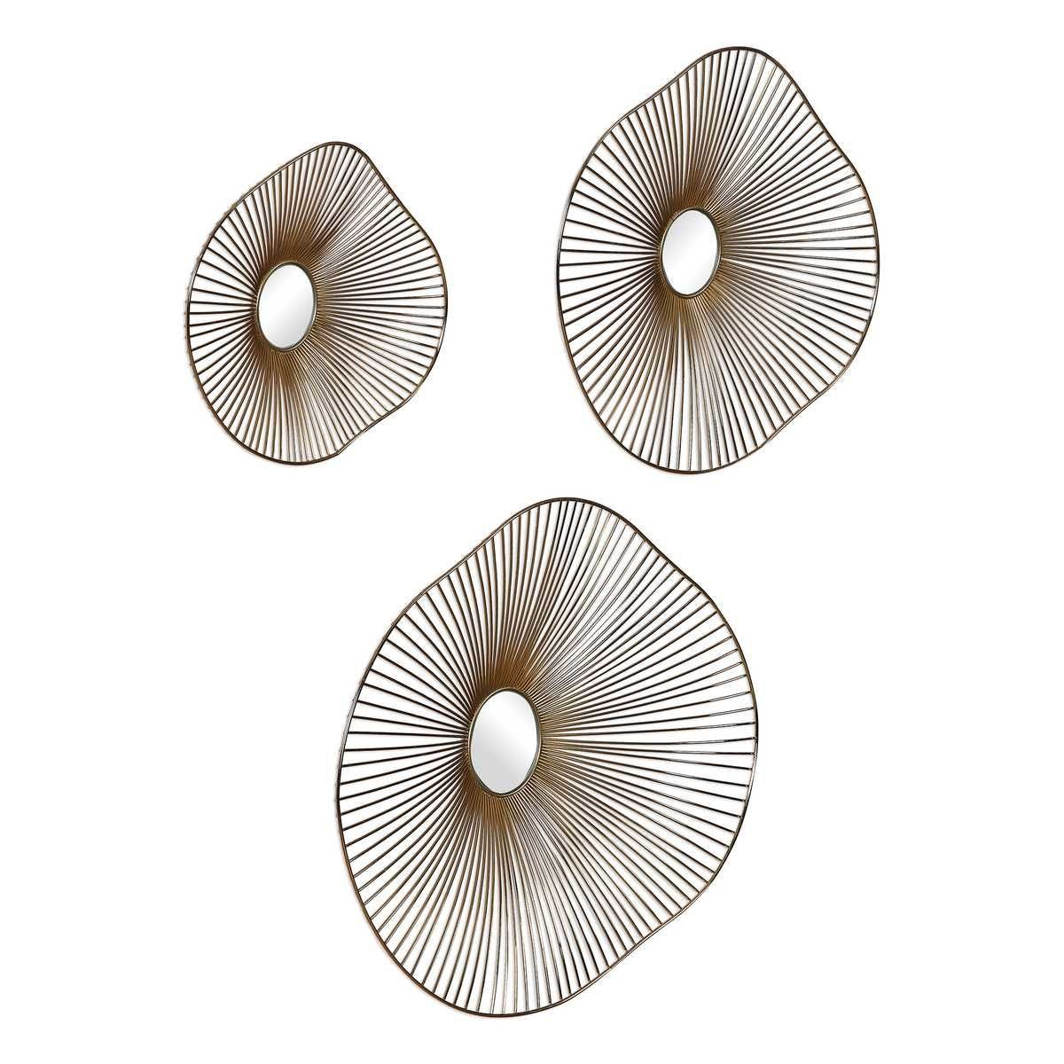 Avarie Metal Wall Decor, S/3 – Wall Decor by Uttermost | Sutter & Vale