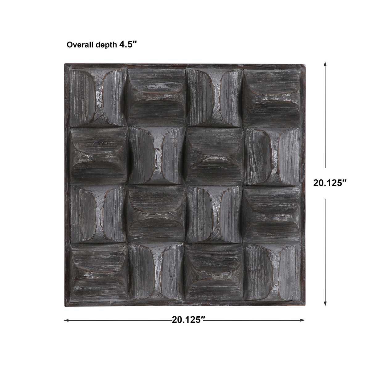 Pickford Wood Wall Decor, Gray – Wall Decor by Uttermost | Sutter & Vale