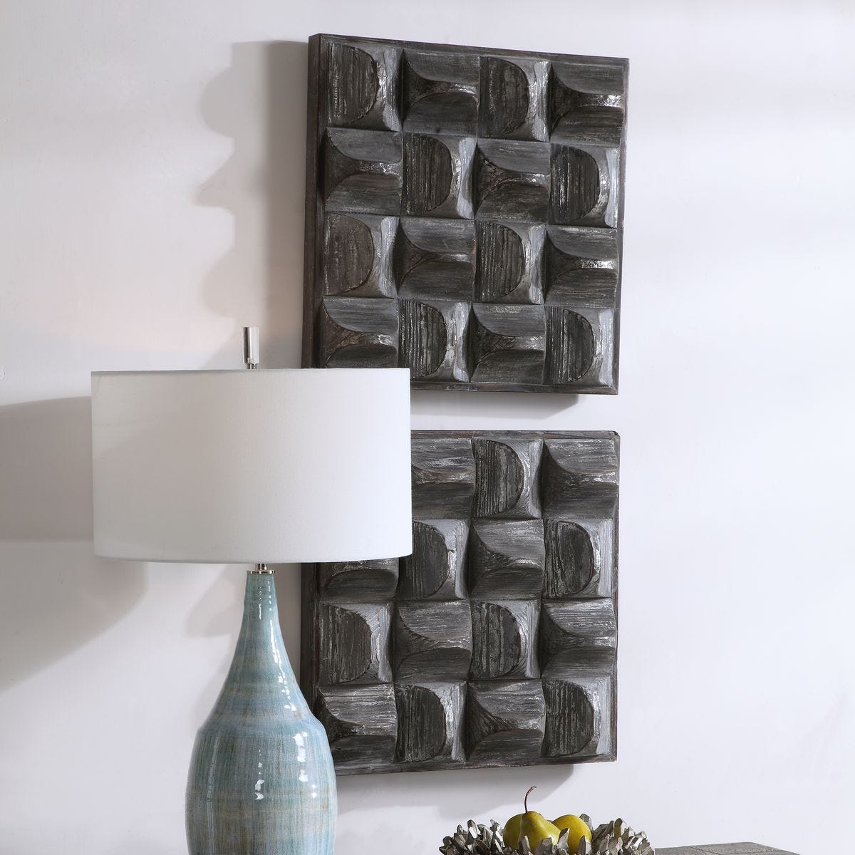 Pickford Wood Wall Decor, Gray – Wall Decor by Uttermost | Sutter & Vale