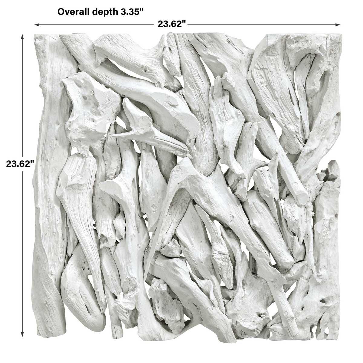 Rio Wood Wall Decor, Whitewashed – Wall Decor by Uttermost | Sutter & Vale