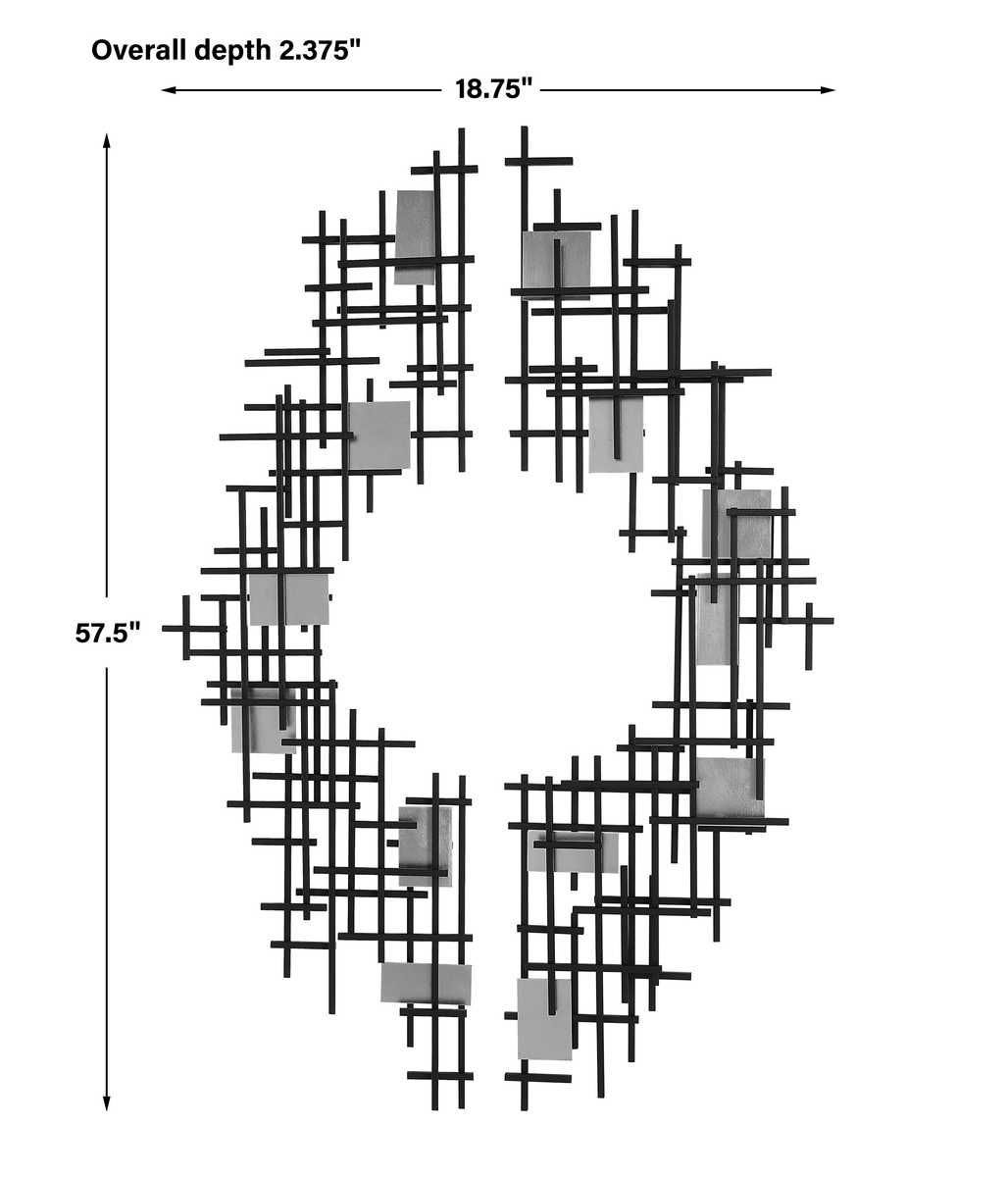 Reflection Metal Wall Decor, S/2 – Wall Decor by Uttermost | Sutter & Vale