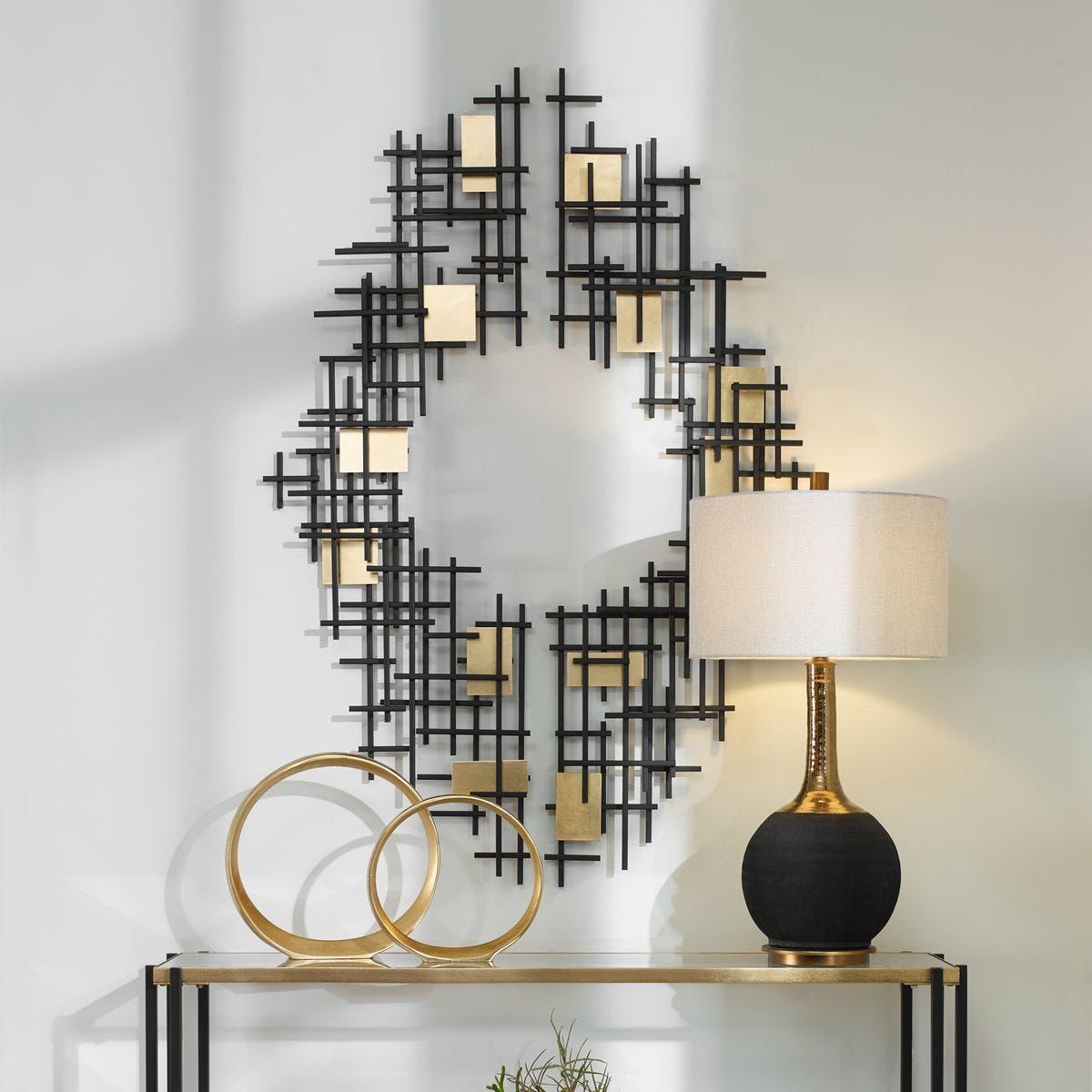 Reflection Metal Wall Decor, S/2 – Wall Decor by Uttermost | Sutter & Vale