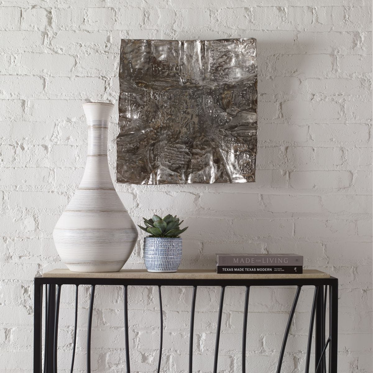 Archive Metal Wall Decor, Nickel – Wall Decor by Uttermost | Sutter & Vale