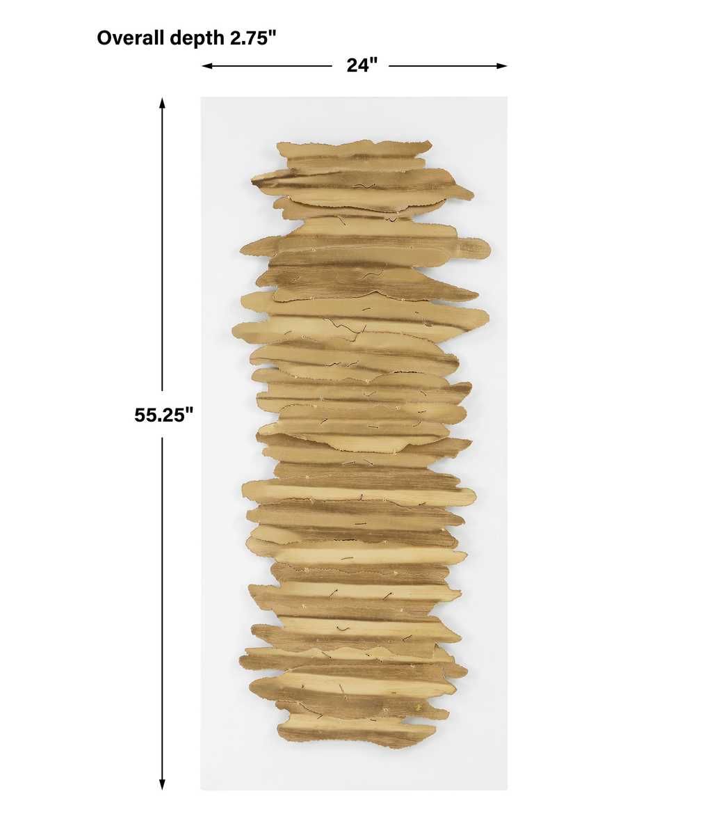 Lev Metal Wall Decor, White – Wall Decor by Uttermost | Sutter & Vale