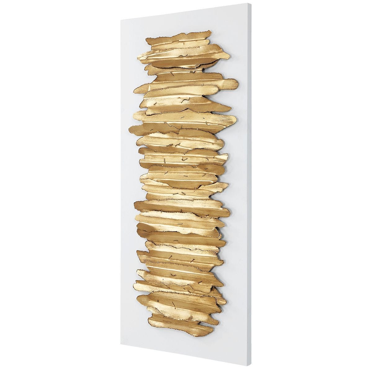 Lev Metal Wall Decor, White – Wall Decor by Uttermost | Sutter & Vale