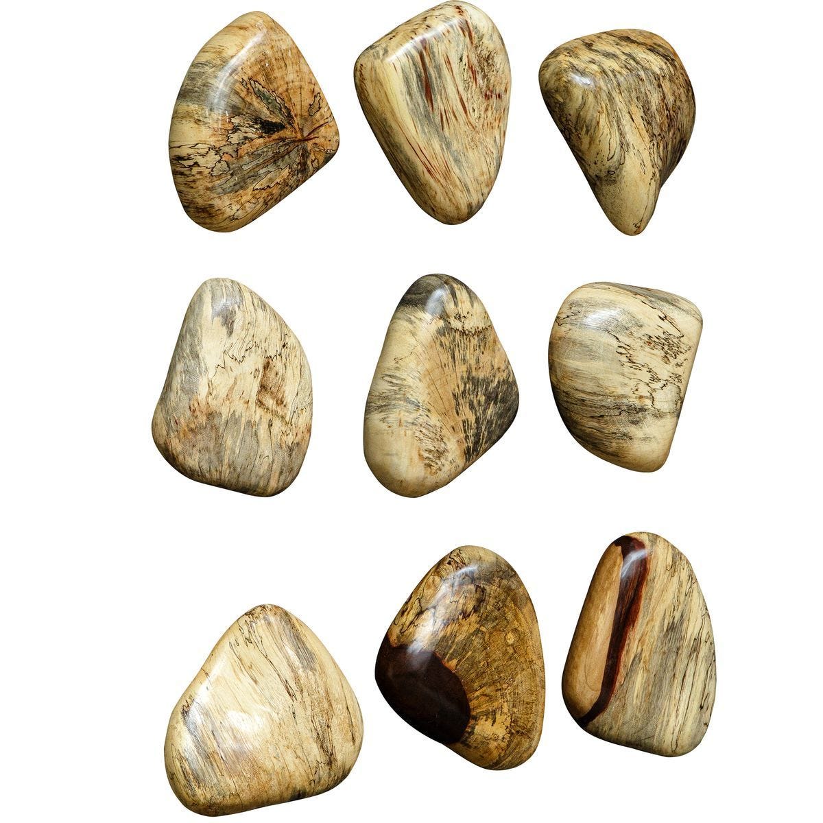 Pebbles Wood Wall Decor, Blonde, S/9 – Wall Decor by Uttermost | Sutter & Vale