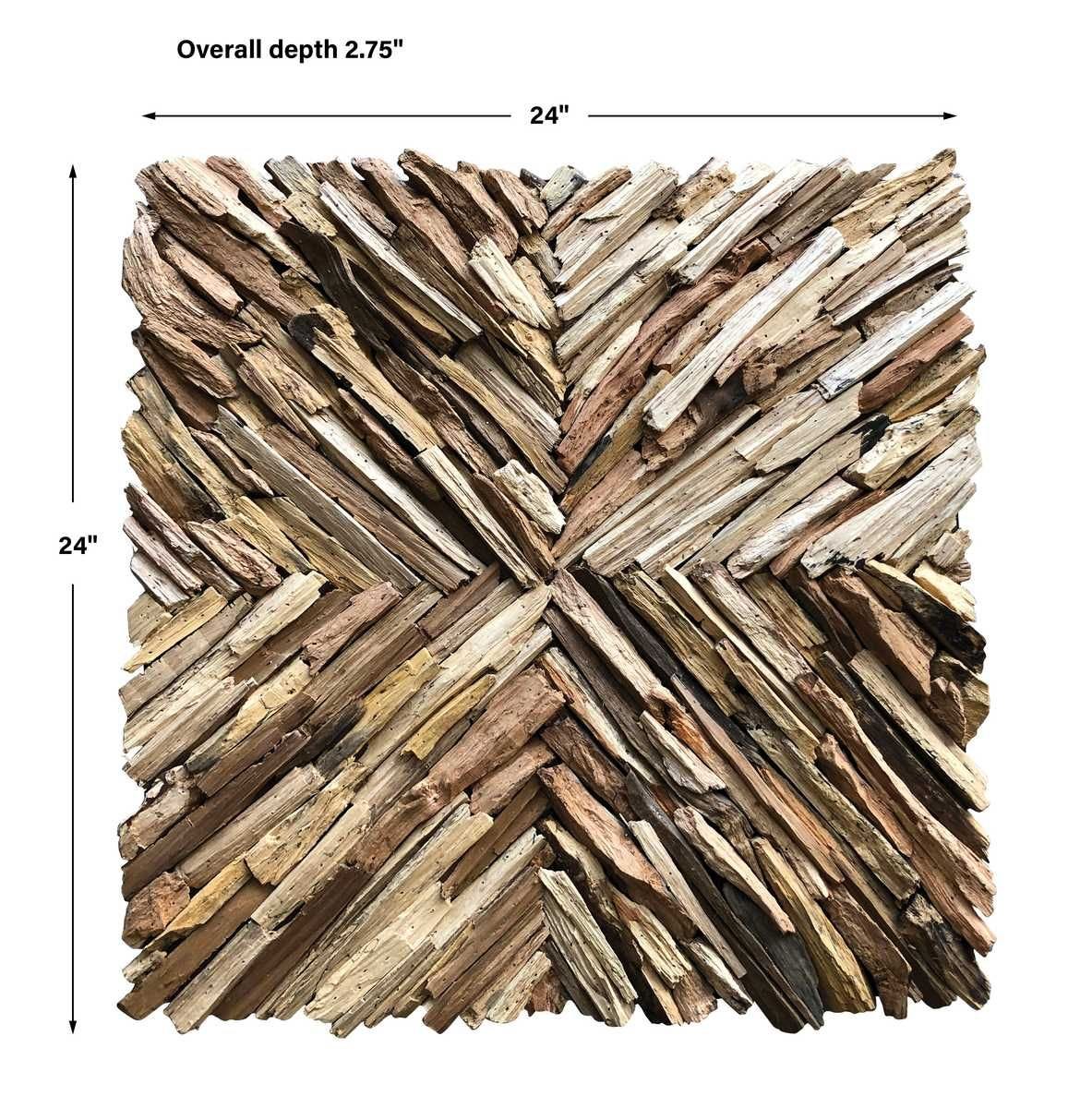 Outland Wood Wall Decor, Natural – Wall Decor by Uttermost | Sutter & Vale