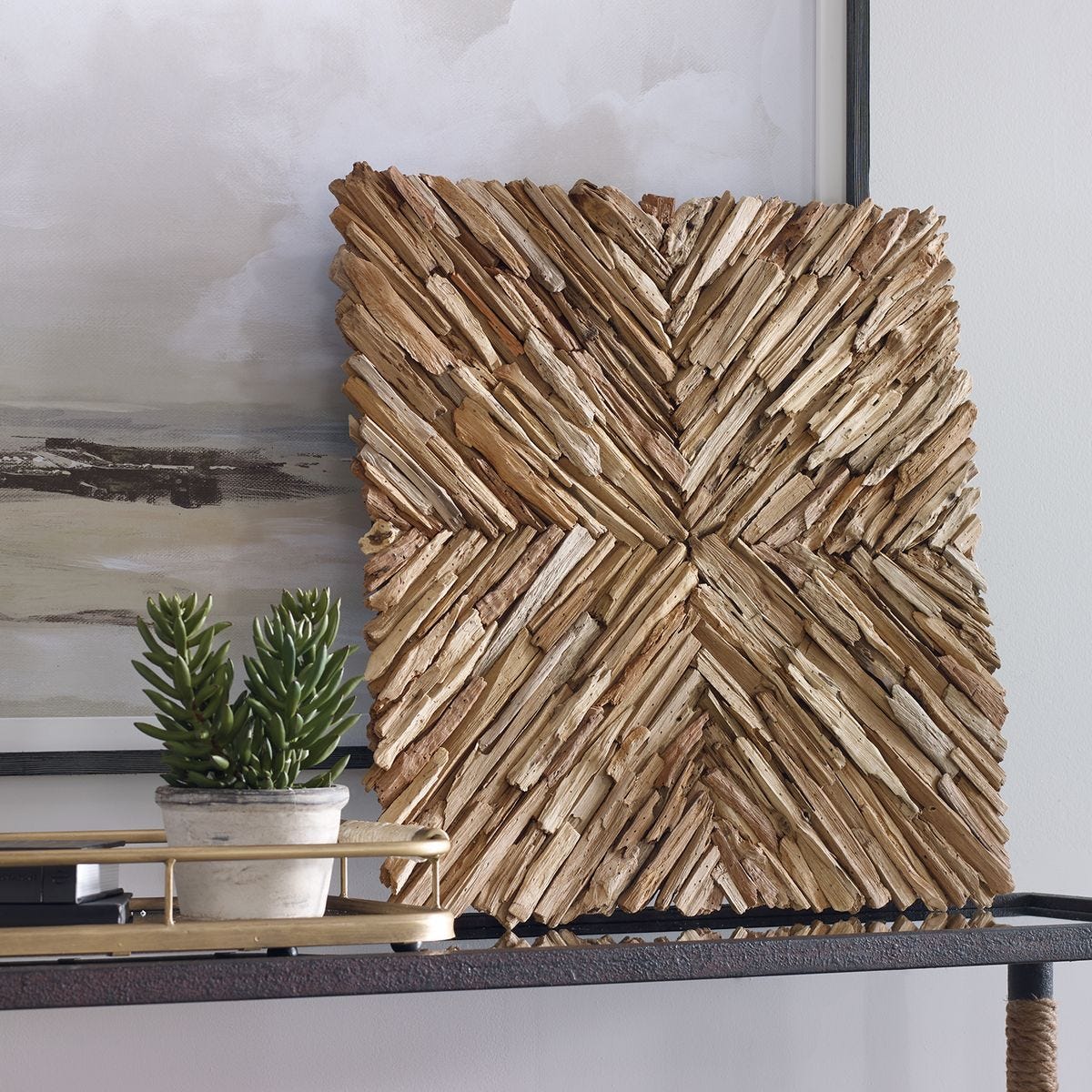 Outland Wood Wall Decor, Natural – Wall Decor by Uttermost | Sutter & Vale