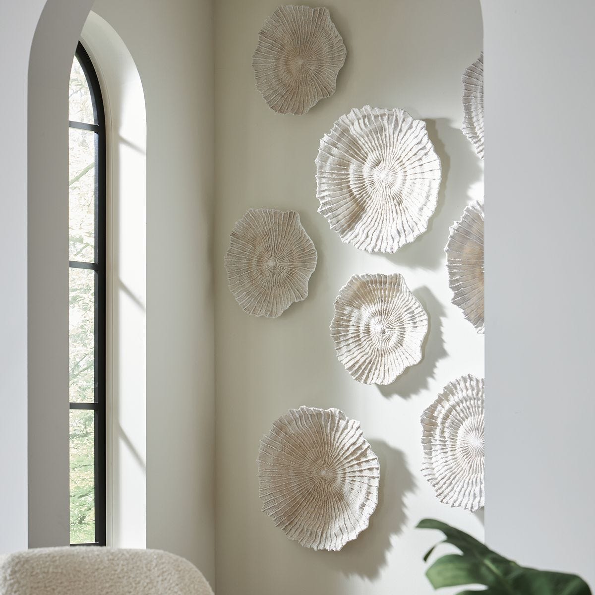 Ocean Gems Indoor-Outdoor Wall Decor, Natural, S/3 – Wall Decor by Uttermost | Sutter & Vale