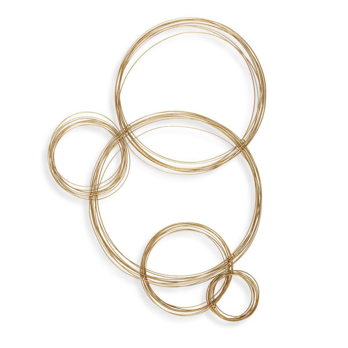 Golden Bubbles Metal Wall Decor – Wall Decor by Uttermost | Sutter & Vale