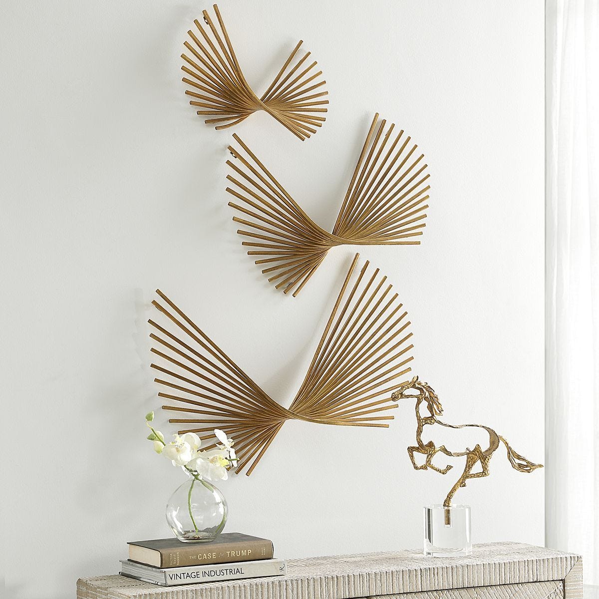 Coreograph Metal Wall Decor, S/3 – Wall Decor by Uttermost | Sutter & Vale