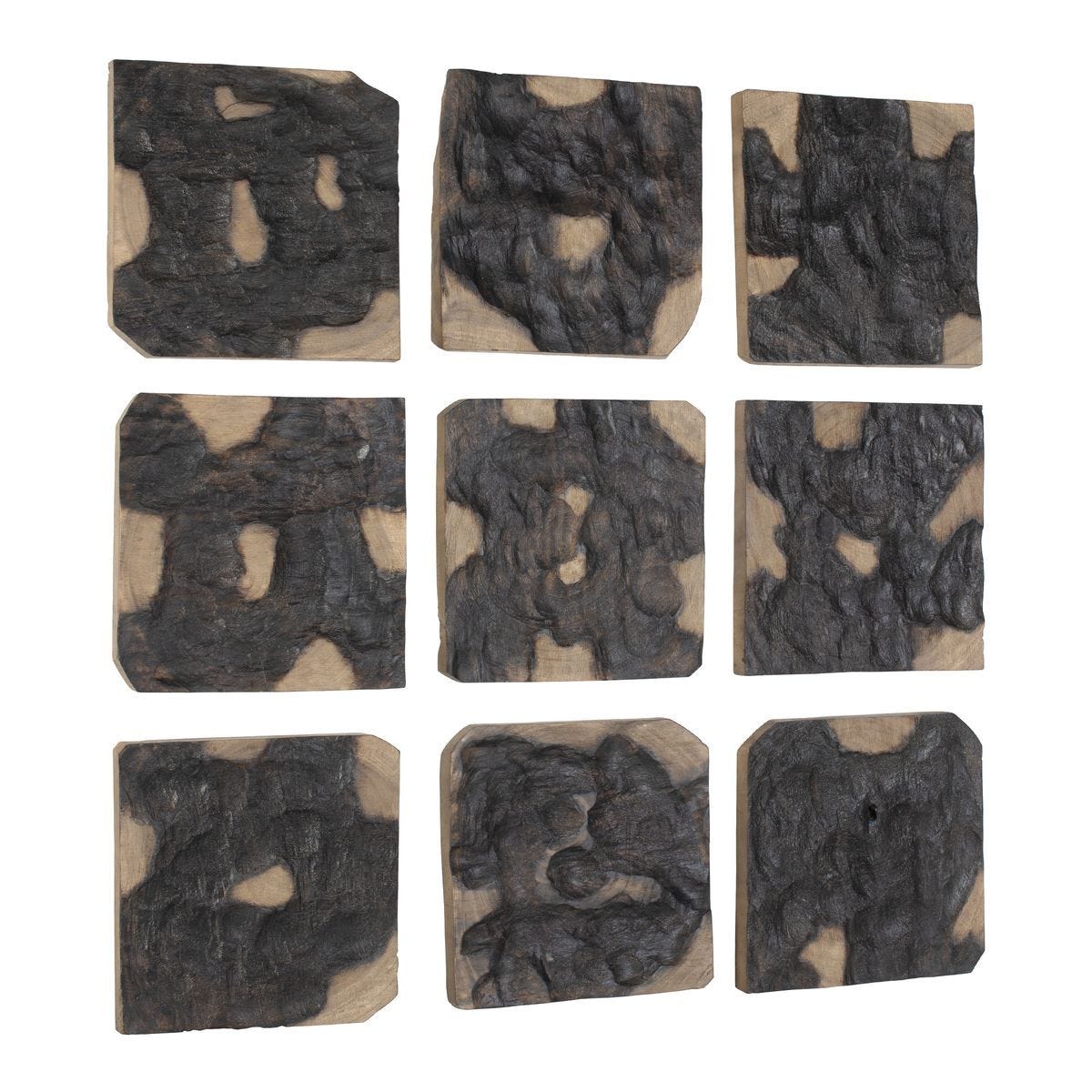 Ignite Wood Wall Decor, S/9 – Wall Decor by Uttermost | Sutter & Vale