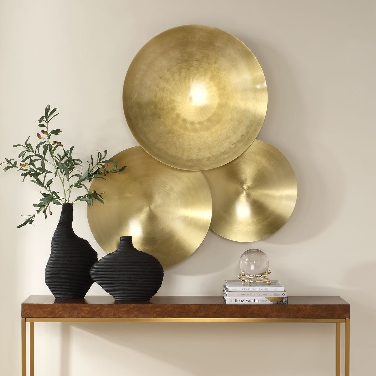 Cymbalic Metal Wall Decor, S/3 – Wall Decor by Uttermost | Sutter & Vale