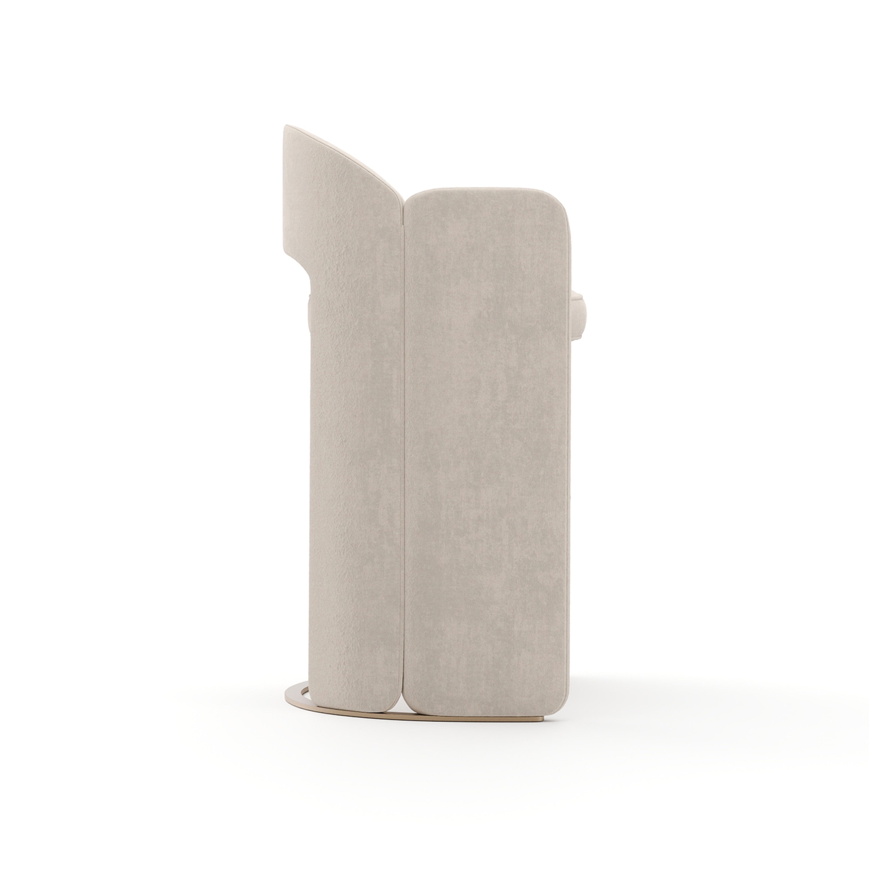 Overlap Bar Stool Ivory – Bar & Counter Stools by Caracole | Sutter & Vale