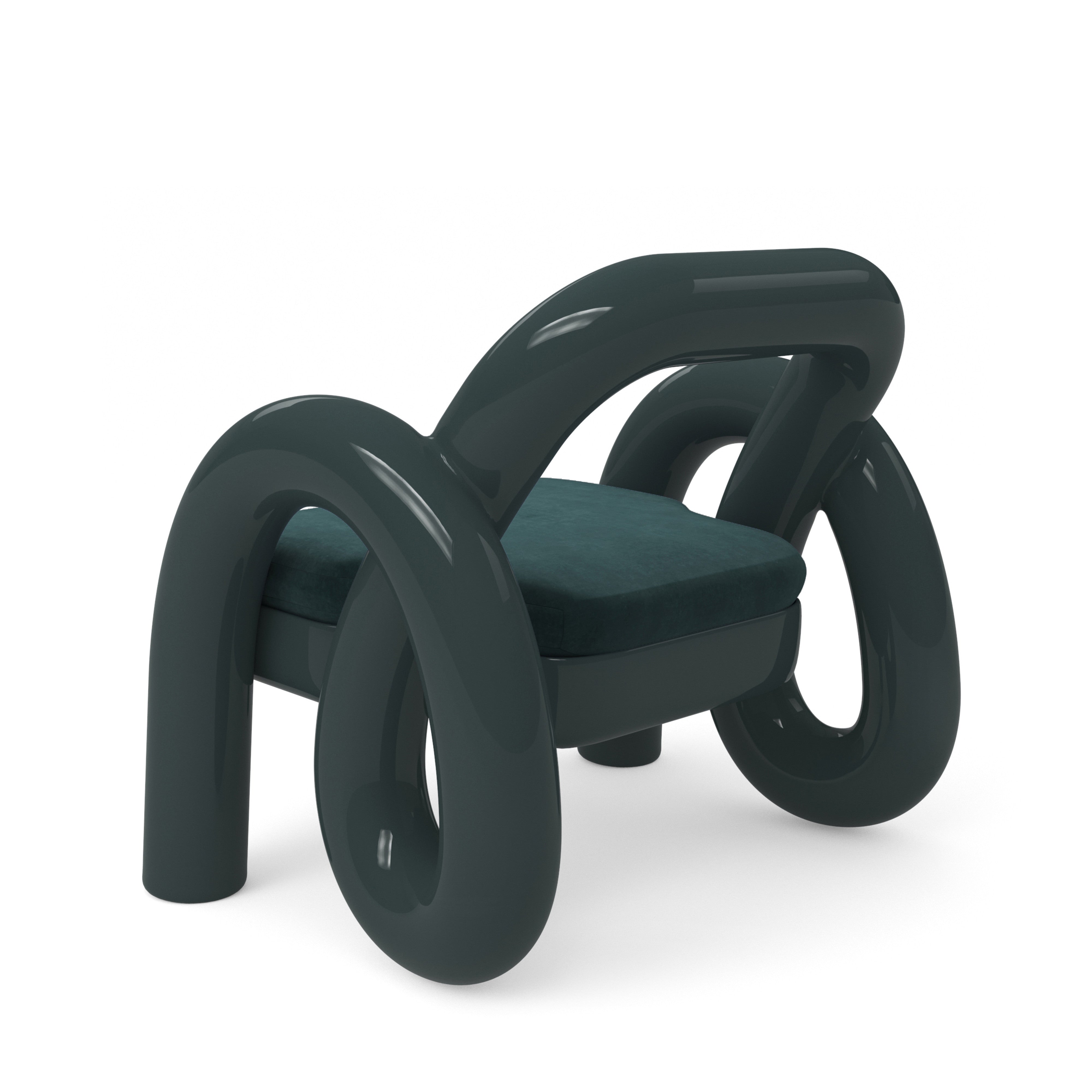 Gelee Accent Chair-Apatite – Accent Chairs by Caracole | Sutter & Vale