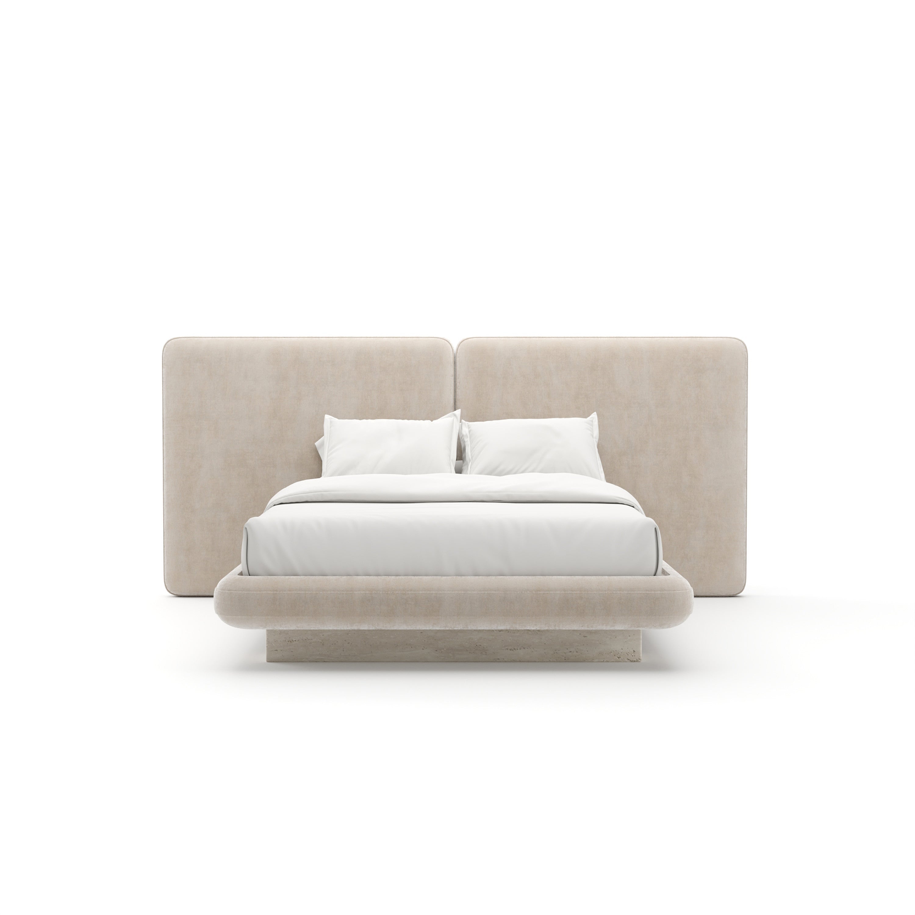 Overlap Uph 2 Panel Qn Bed Ivory – Beds by Caracole | Sutter & Vale