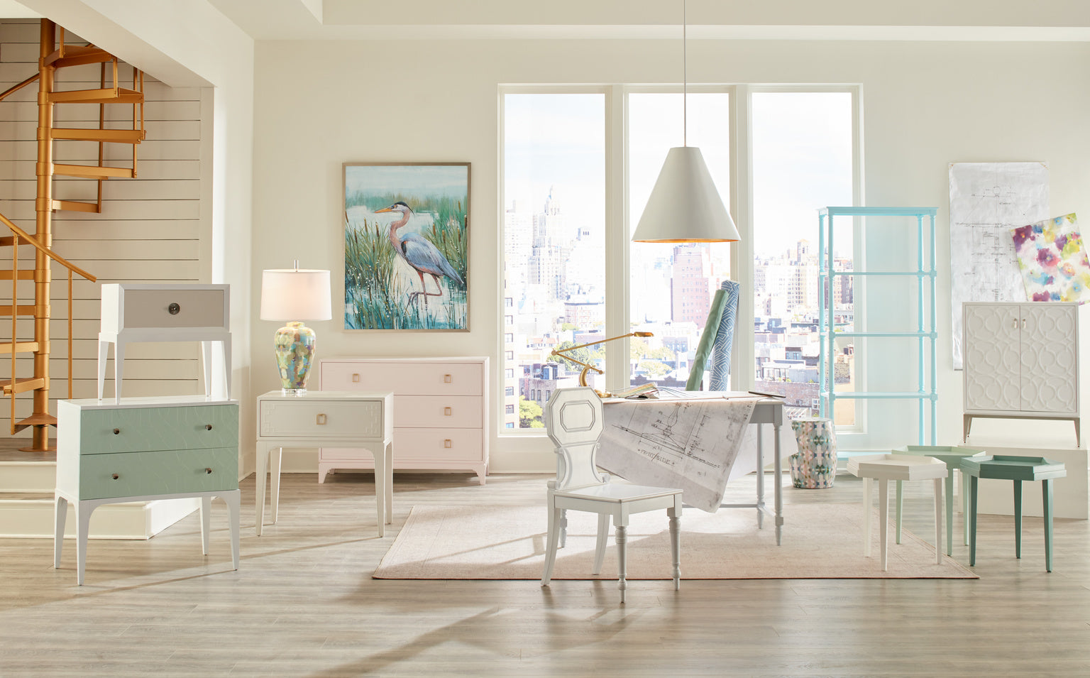 Marsh Heron II in 49.75h x 37.75w x 2d / Canvas - Chelsea House