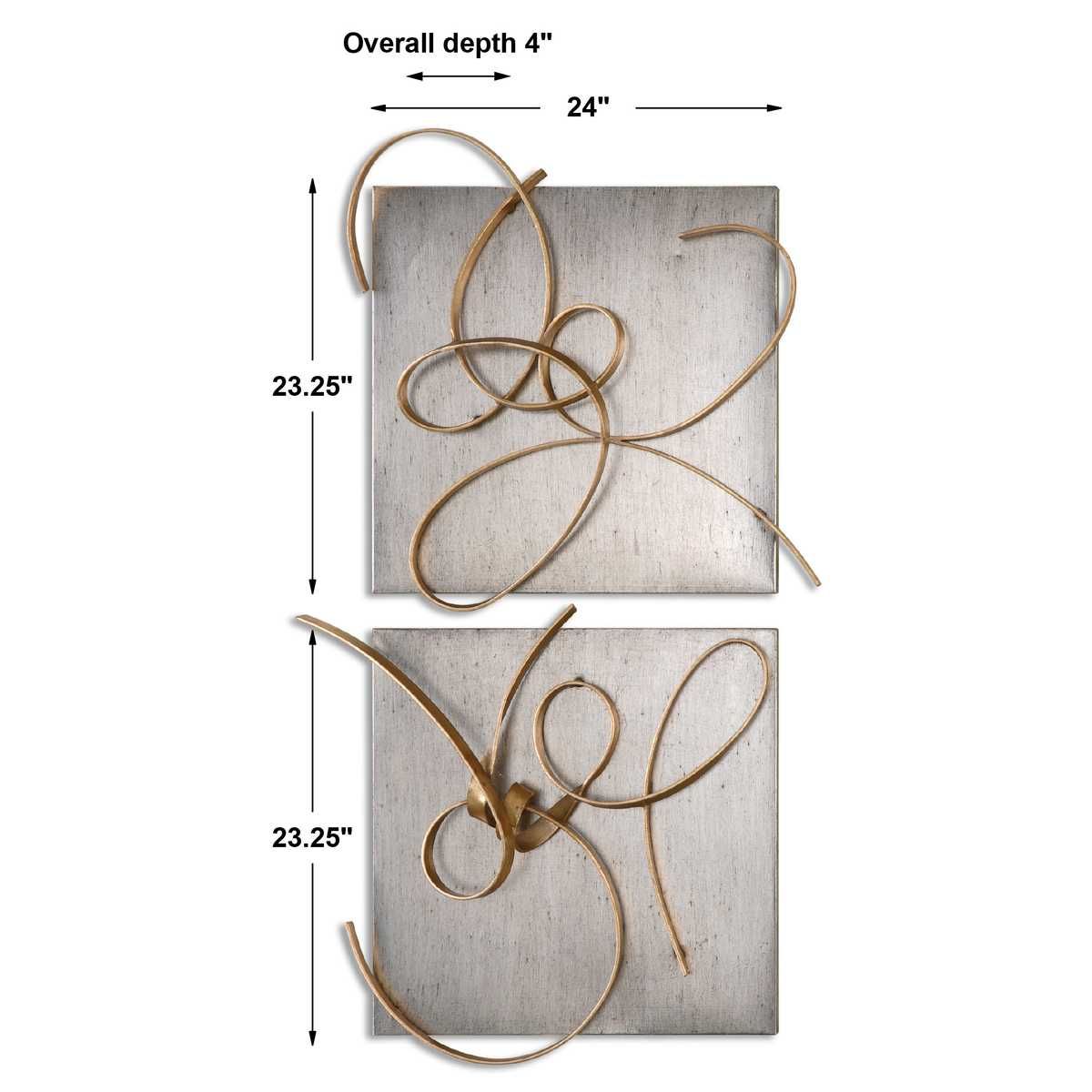 Harmony Metal Wall Decor, S/2 – Wall Decor by Uttermost | Sutter & Vale