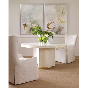 Athens Dining Table - Linen in Linen – Ambella Home