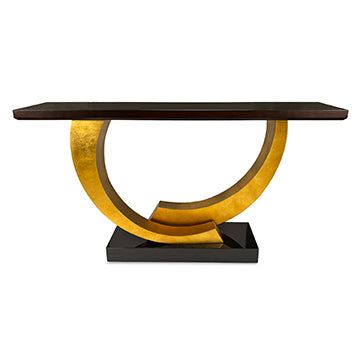 Halo Console Table - Gold – Ambella Home