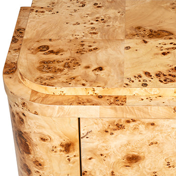 Naomi Wall Hanging Console - Burl